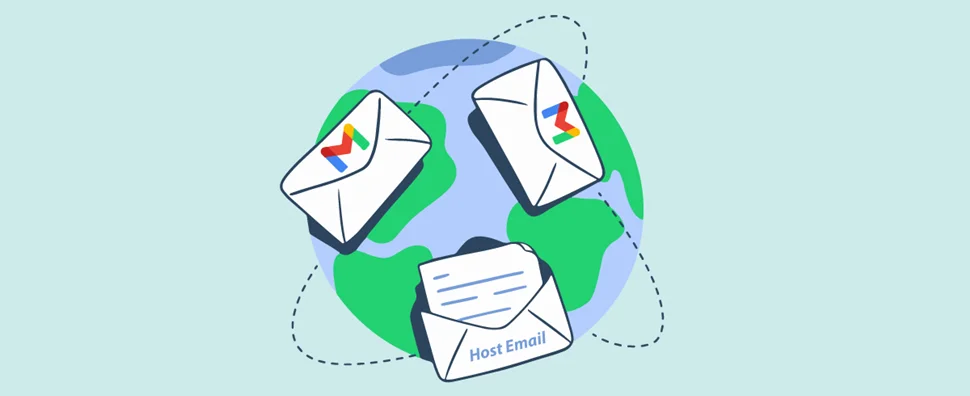 4. استفاده از ایمیل حرفه‌ای دامنه به‌جای Gmail